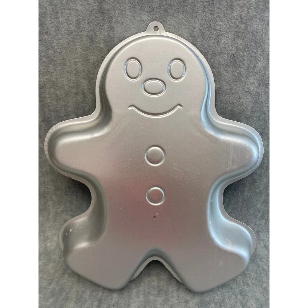 Vintage 1985 Gingerbread Man Cake‎ Pan Christmas Baking Holiday Cookie Wilson
